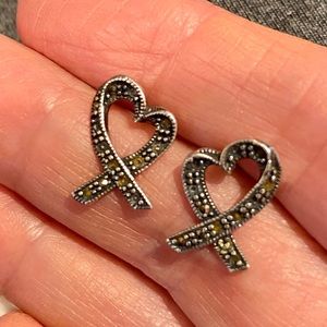 Sterling Silver Heart Earrings